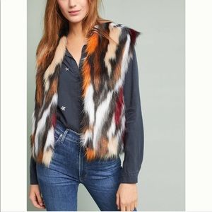 Vivid Faux Fur Vest